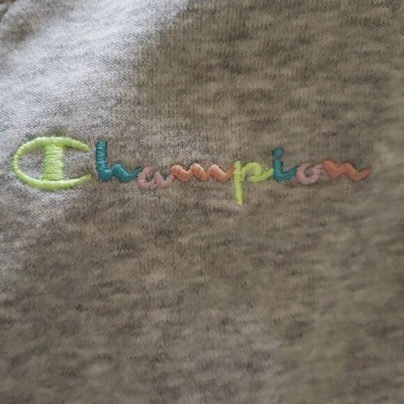 Champion Gray French Terry Campus Crew Neck Sweatshirt Women's Sz S - Picture 7 of 7